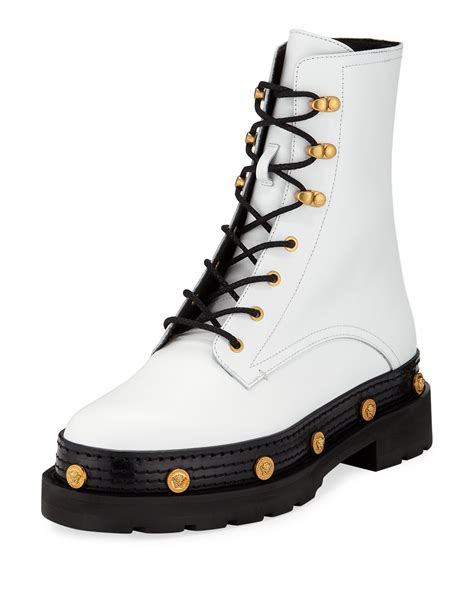 versace lace up boots low price size 11|Women's Versace Boots .